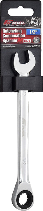 One Way Ratcheting Combination Spanner - 1/2" - A20Y12