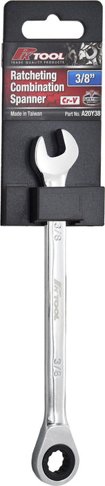 One Way Ratcheting Combination Spanner - 3/8" - A20Y38
