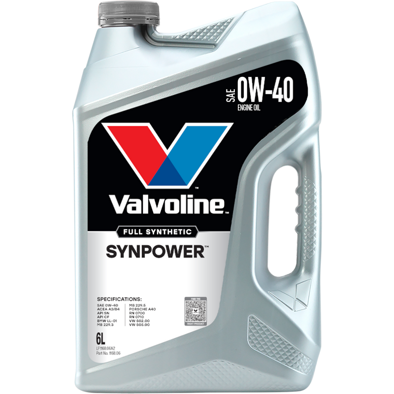 Valvoline SynPower 0W-40 Engine Oil - 6 Litre