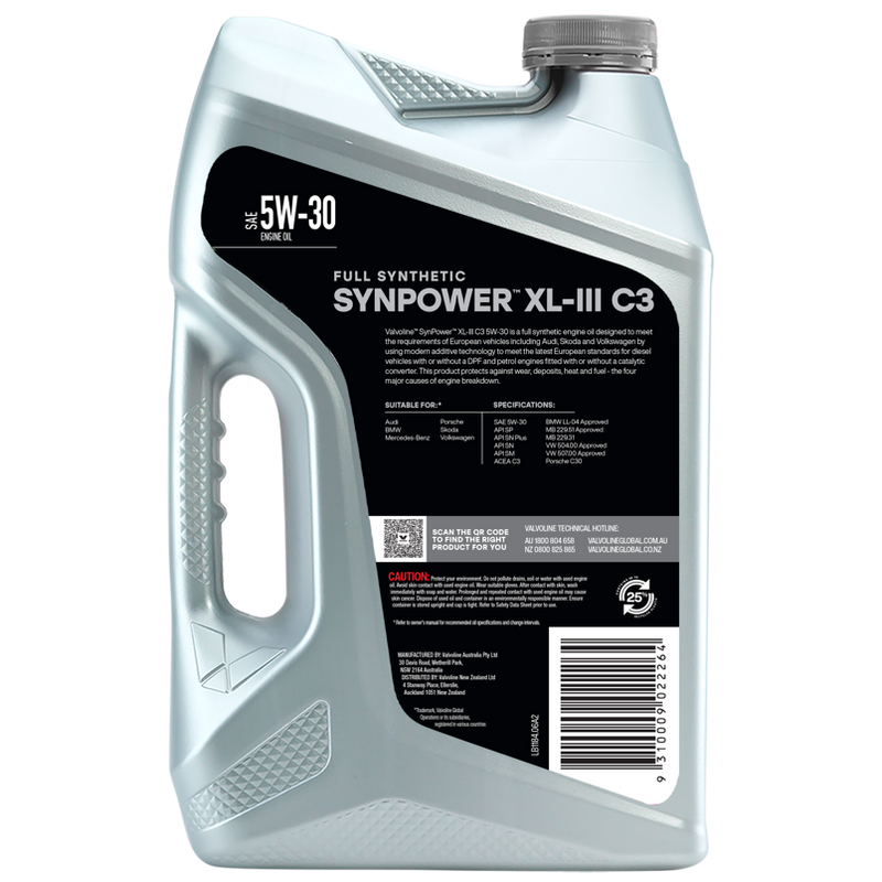 Valvoline SynPower XL-III 5W-30 Engine Oil - 6 Litre