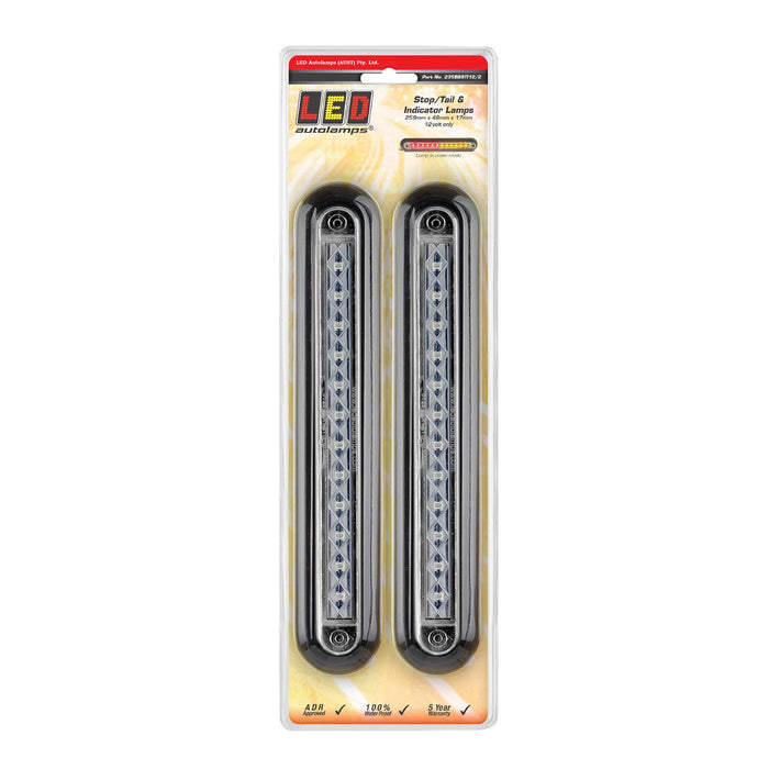 LED Autolamps LED Rear Combination Surface Mount Strip Lamp - Stop/Tail/Indicator - 235BBSTI12/2