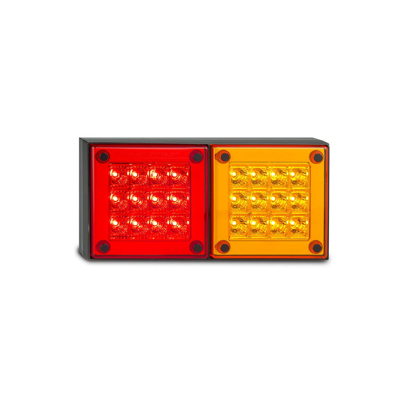 LED Autolamps Rear Combination LED Lamp Mini Jumbo Twin Assembly - Stop/Tail/Indicator
