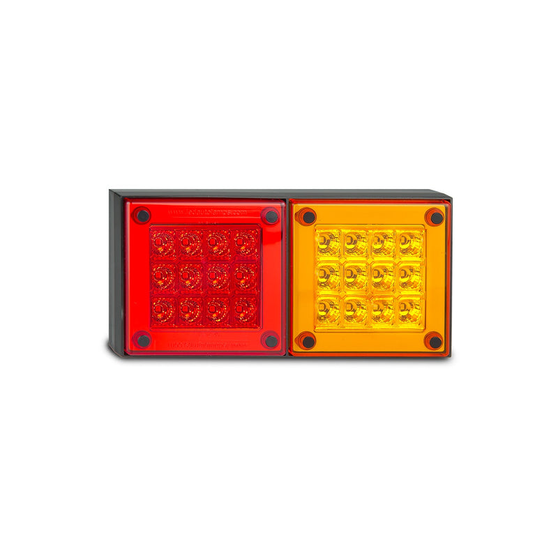 LED Autolamps Rear Combination LED Lamp Mini Jumbo Twin Assembly - Stop/Tail/Indicator