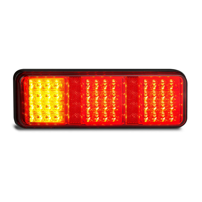 LED Autolamps Rear Combination LED Lamp with Screw or Bolt On Mounting and Reflector - Stop/Tail/Indicator