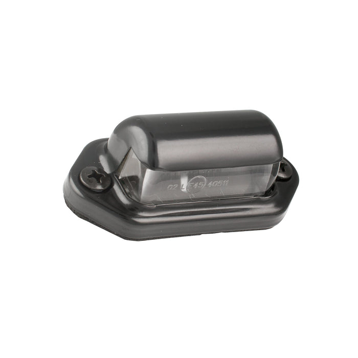 LED Autolamps LED Licence Plate Lamp with Black Steel Bezel