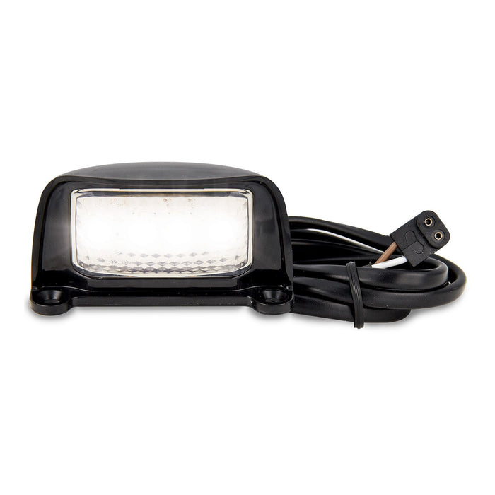 LED Autolamps LED Licence Plate Lamp with Black Housing & 1m Cable