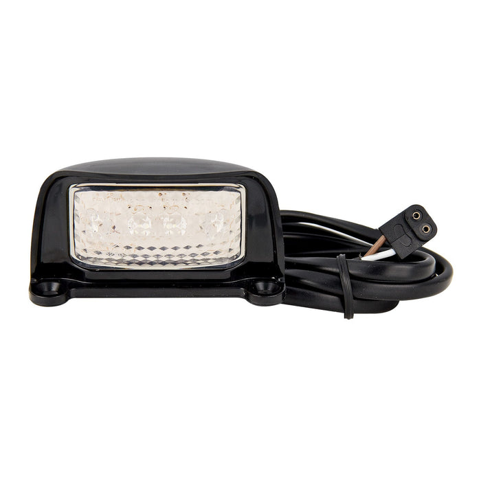 LED Autolamps LED Licence Plate Lamp with Black Housing & 1m Cable