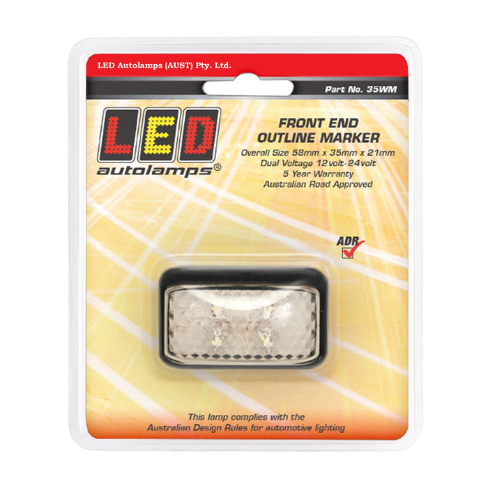 LED Autolamps LED Front End Outline Marker Lamp - 35WM