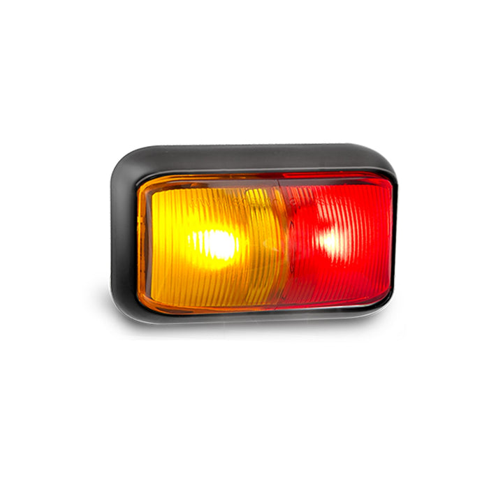 LED Autolamps LED Amber/Red Side Marker Lamp - 58ARM