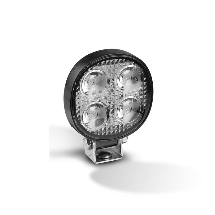LED Autolamps 12 Watt LED Compact Flood/Reverse Lamp with Round Black Housing