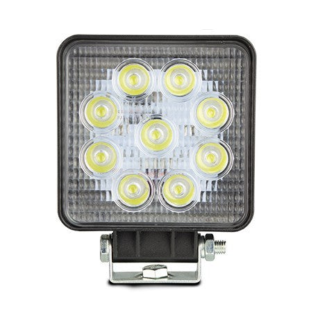 LED Autolamps LED High Powered Flood Lamp in Square Alloy Housing - 27 Watt Output
