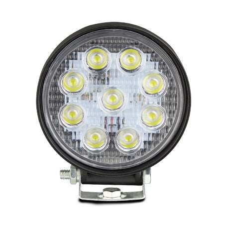 LED Autolamps LED High Powered Flood Lamp in Round Alloy Housing - 27 Watt Output