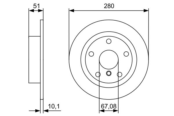 Bosch Brake Disc - BD2413