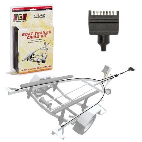 LED Autolamps Boat Trailer Cable Kit - BTK8F