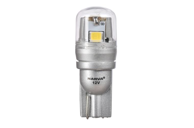 12V T10 Wedge LED Globes (6000K Cool White) - 18240BL