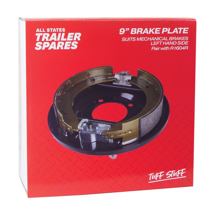 Trailer Brake Backing Plate 9" [Left Hand Side]