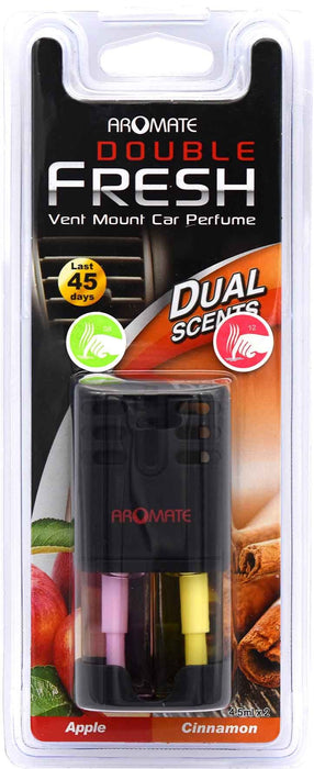 Air Freshener - Dual Scent Vent Bottle (Apple & Cinnamon)