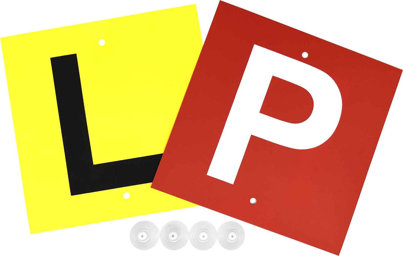 L & P Plates (Double Sided) - 2pce Suction Cup