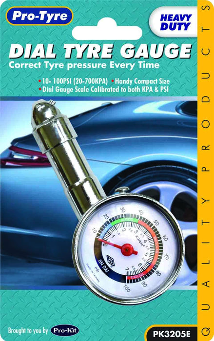 Heavy Duty Dial Tyre Gauge