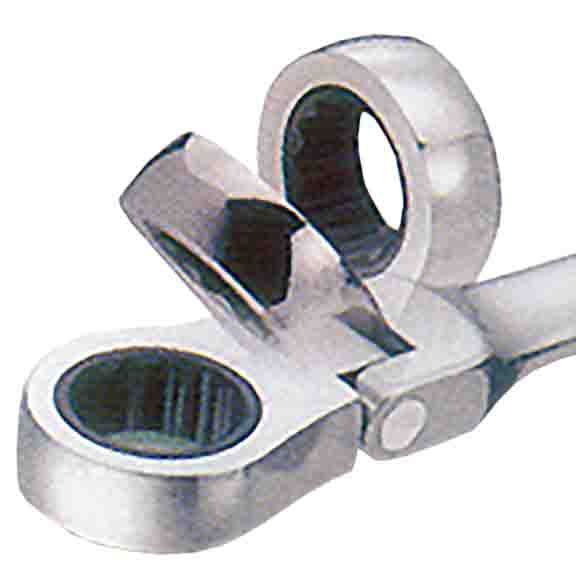 10 Piece Extra Long Double Ratchet Head Ring Spanner Set (Metric)