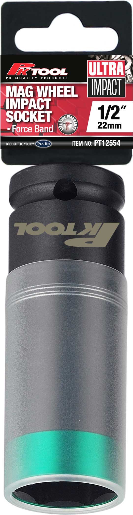 1/2" Drive 22mm Thin Wall Deep Impact Mag Wheel Socket