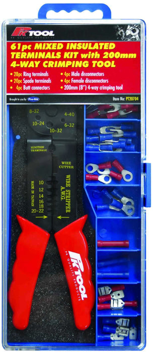 61 Piece Crimping Tool & Terminal Kit