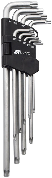 9 Piece Extra Long Tamper Star Key Set - PT30522