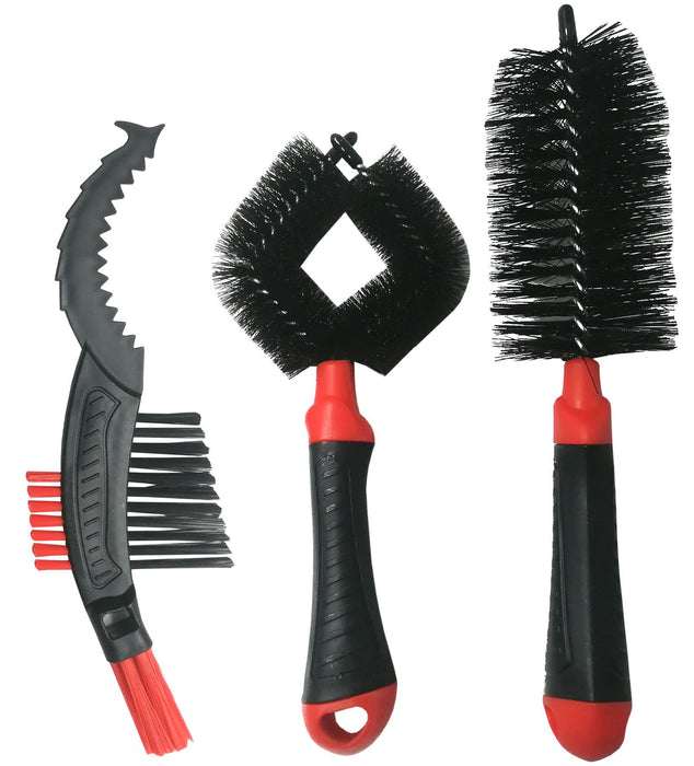 3 Piece Bike Cleaning Brush Set