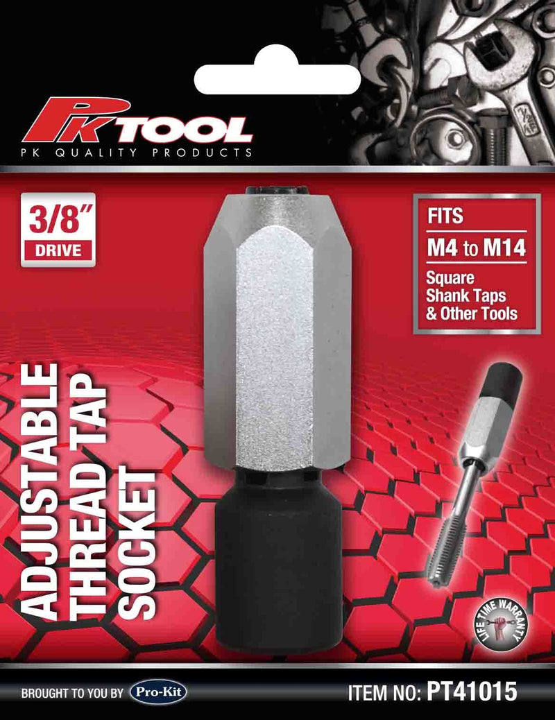 3/8” Drive Adjustable Thread Tap Socket - PT41015
