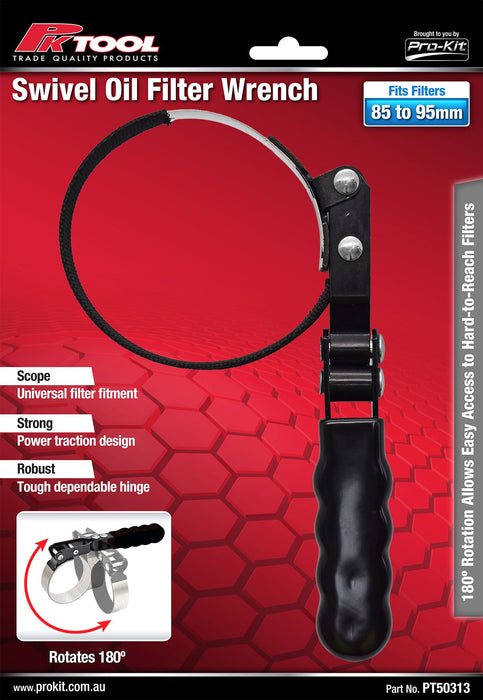 Oil Filter Wrench with Swivel Handle - PT50313