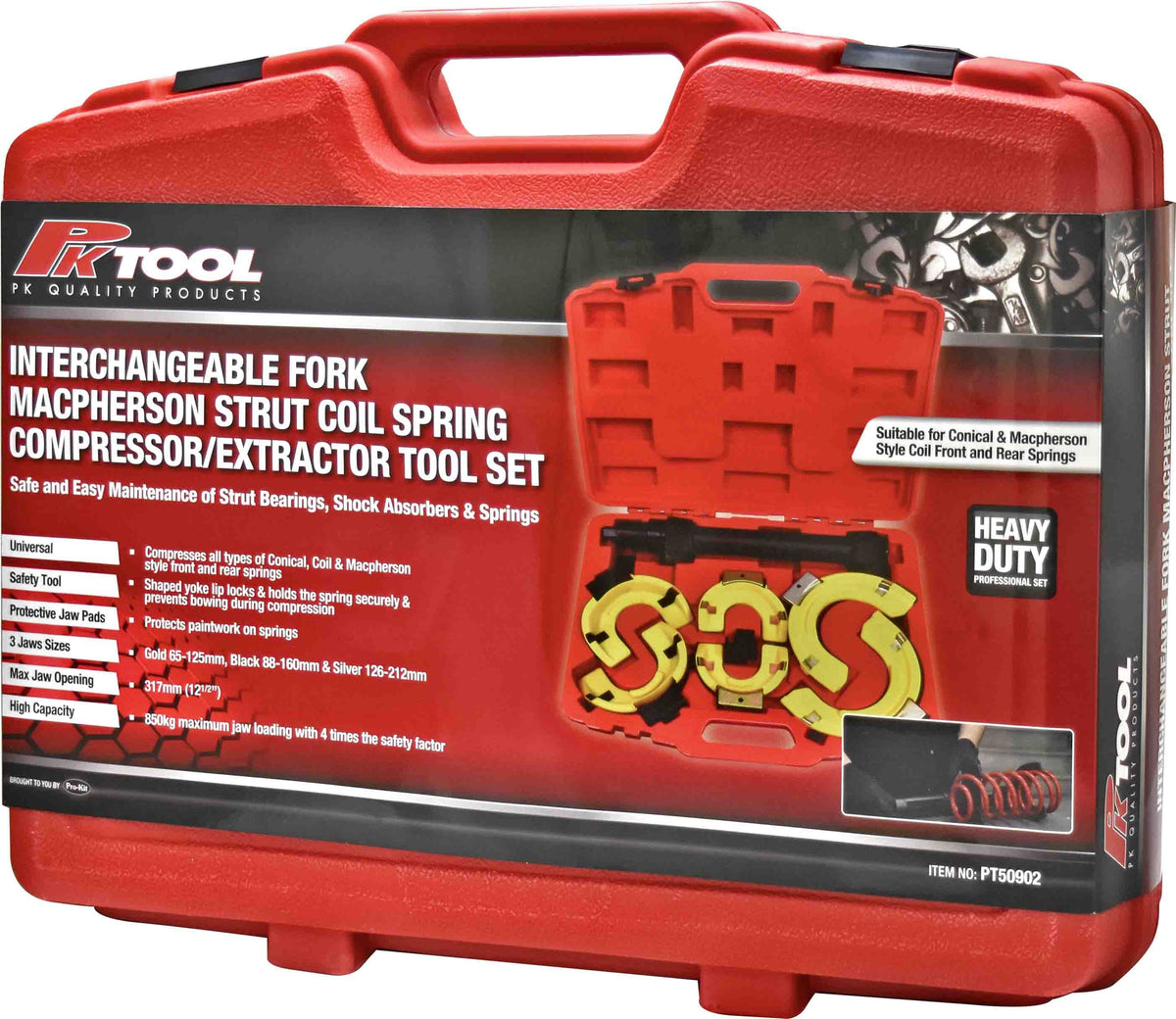 Pt Tools Spring Compressor Coil Spring Compressor Tool Set - PT50902 — A1 Autoparts Niddrie