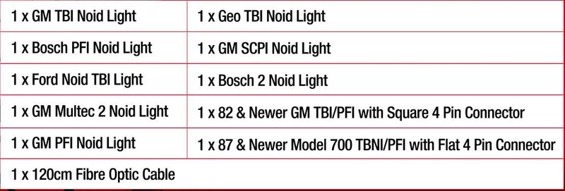 10 Piece Noid Light Set with IAC Light & Harness