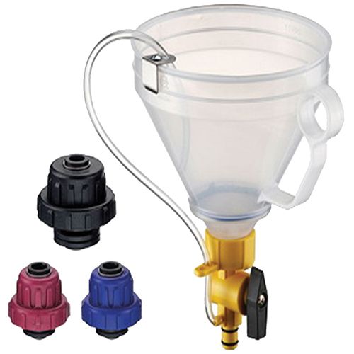 4 Piece Coolant Filling Funnel Set