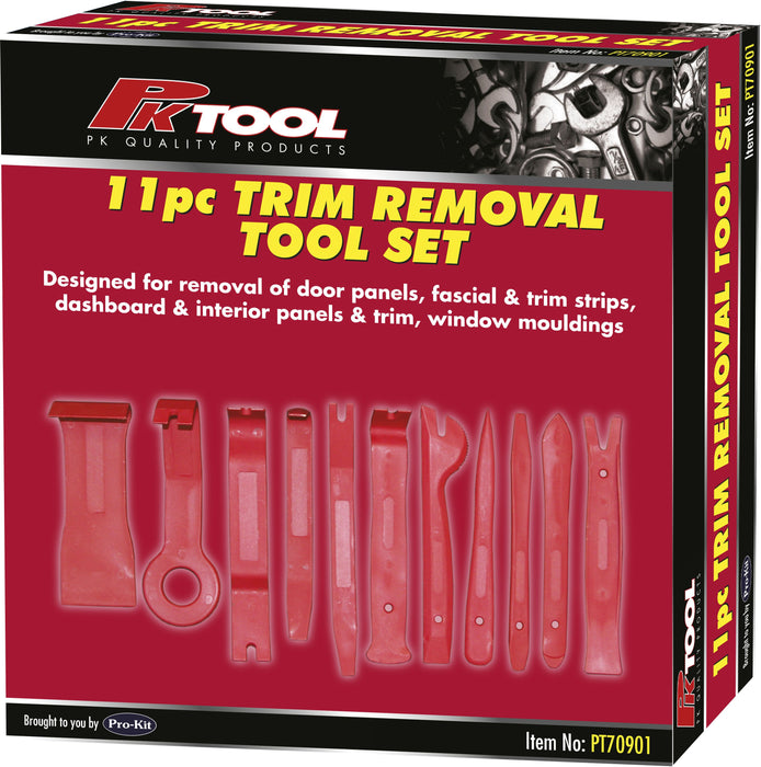 11 Piece Trim / Clip Removal & Scraper Set