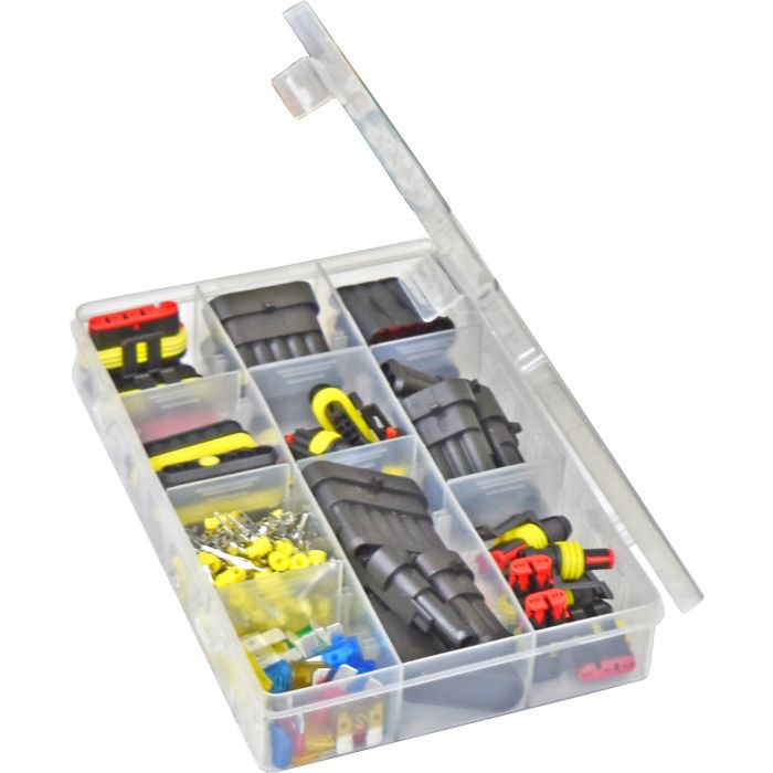 240 Piece Waterproof Wire Connector & Fuse Assortment
