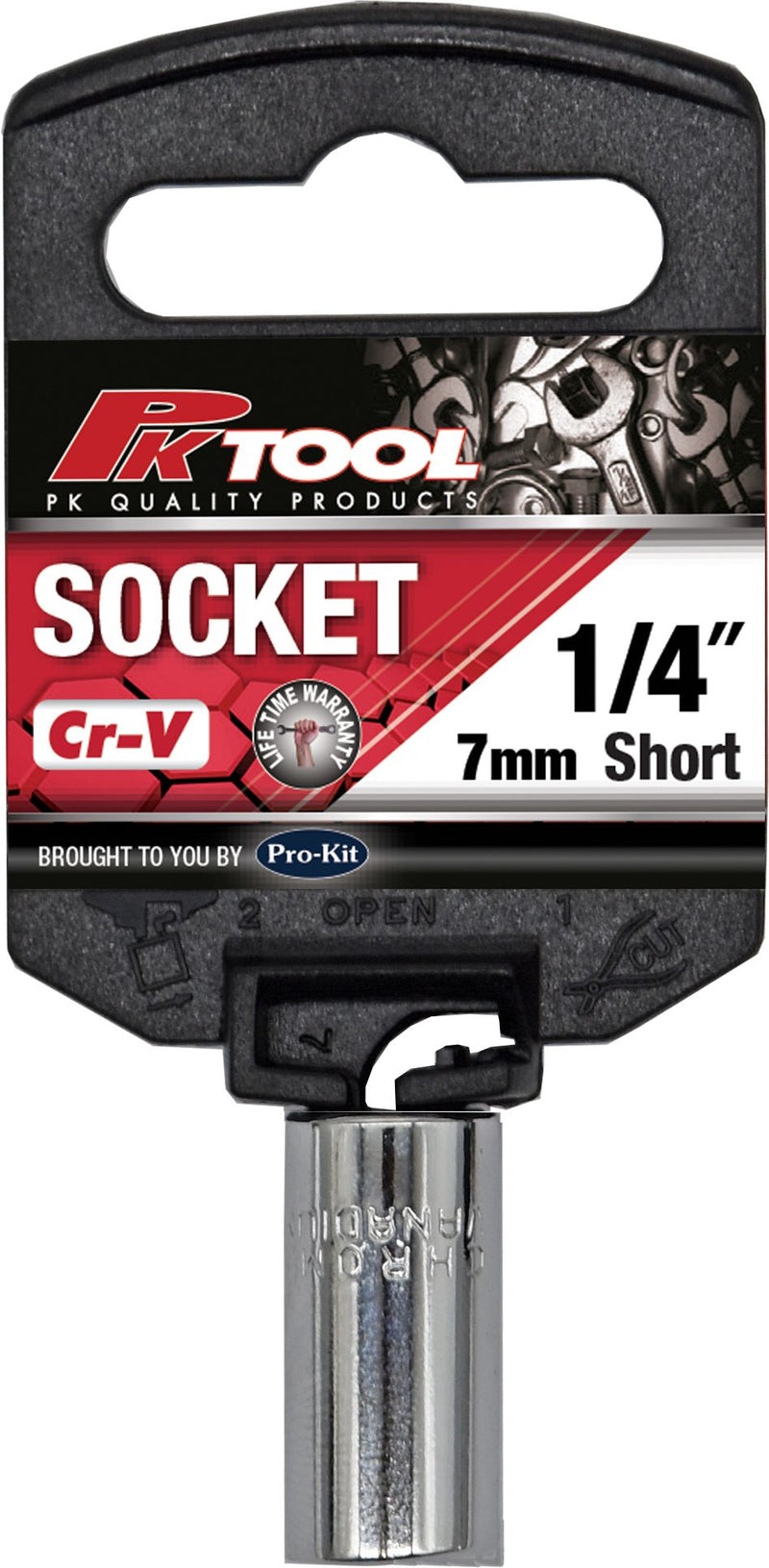1/4" Drive Socket - 7mm (6 Point)