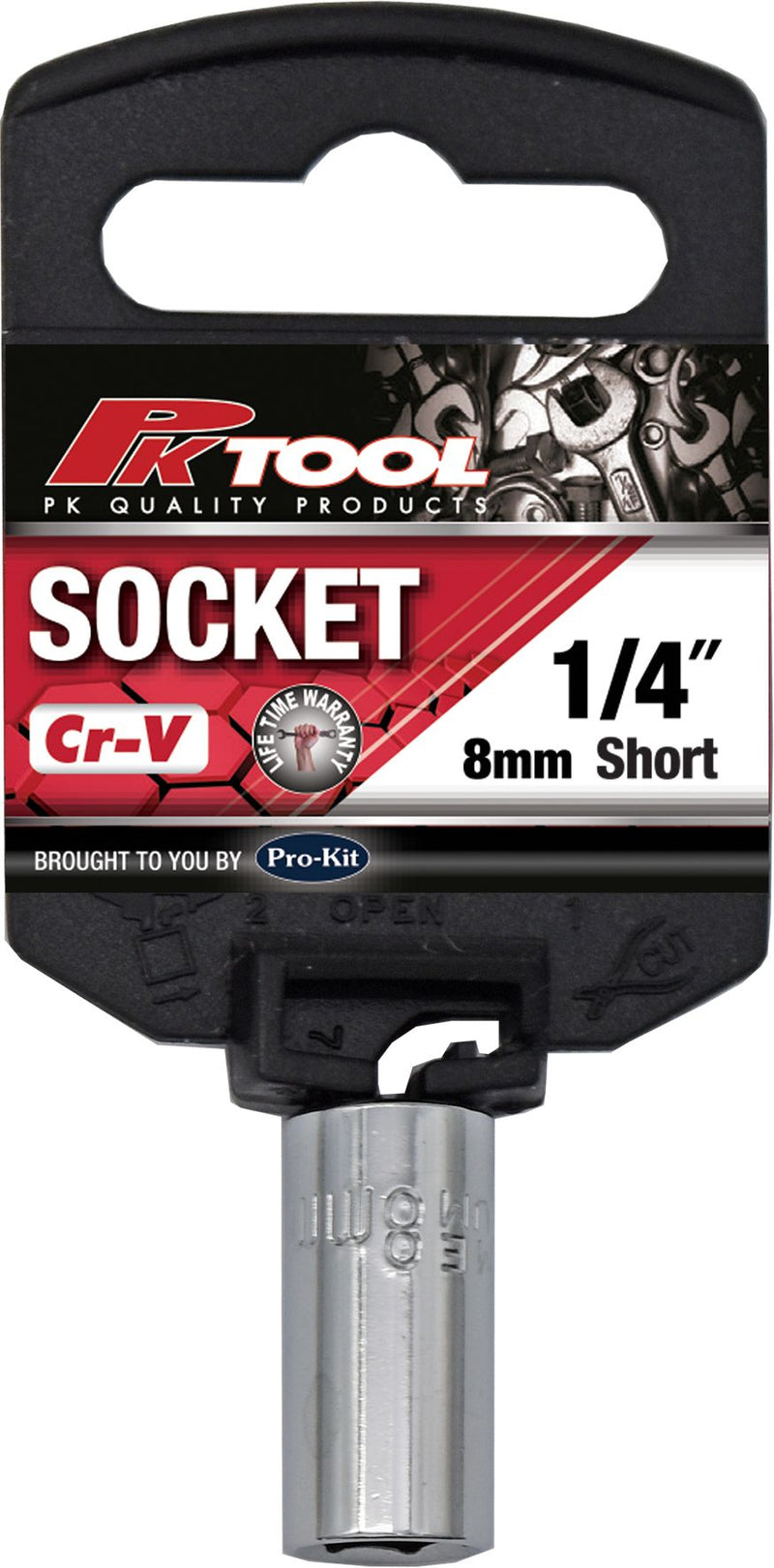 1/4" Drive Socket - 8mm (6 Point)