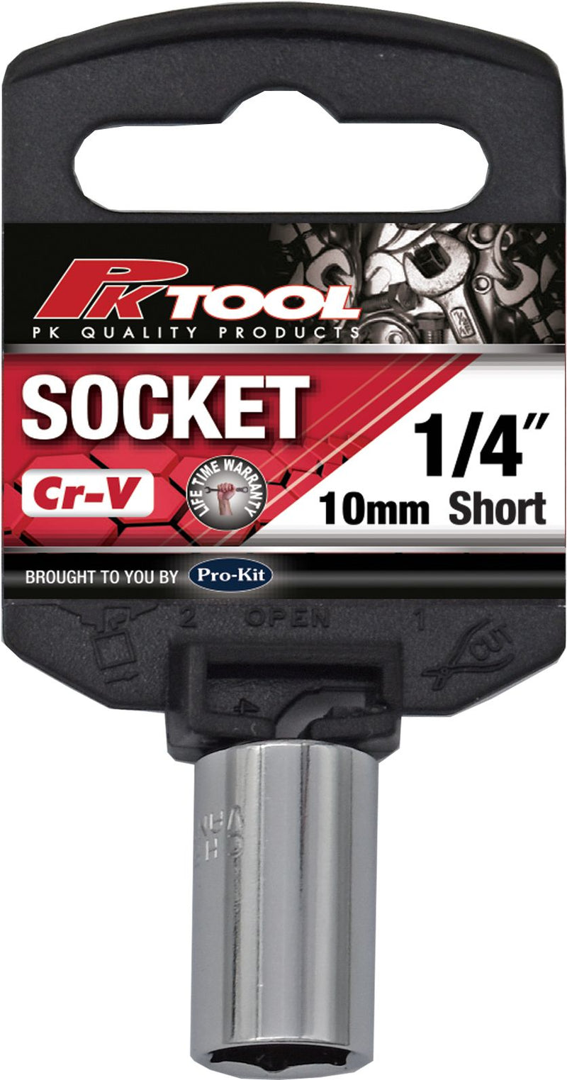 1/4" Drive Socket - 10mm (6 Point)