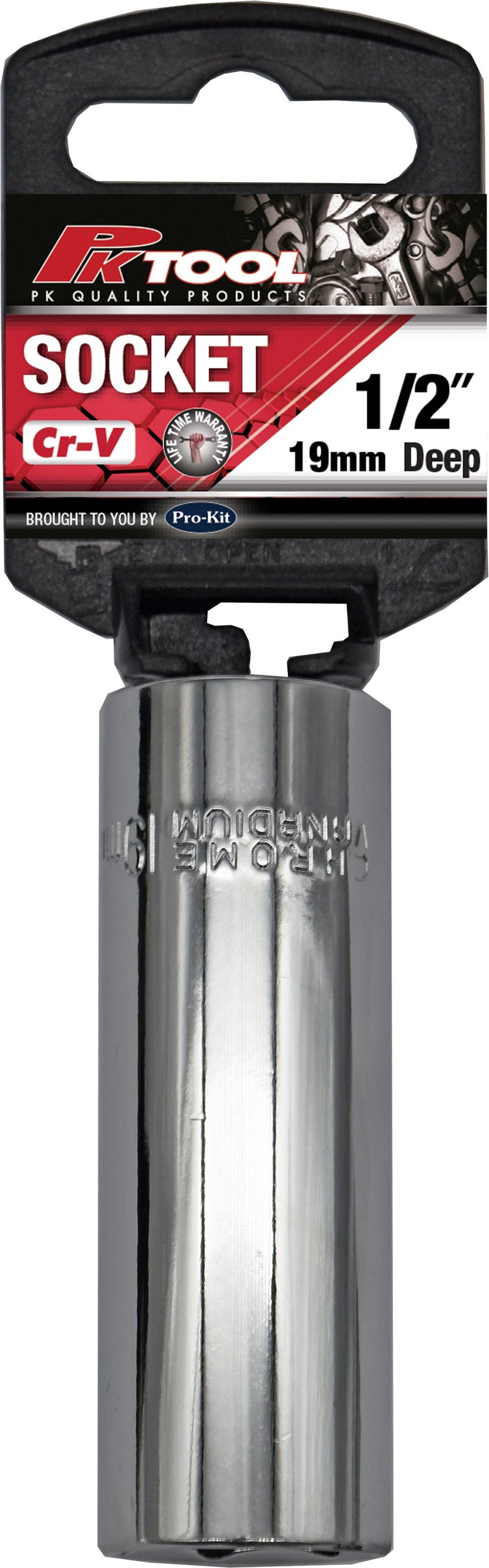 1/2" Drive Deep Socket - 19mm (6 Point)
