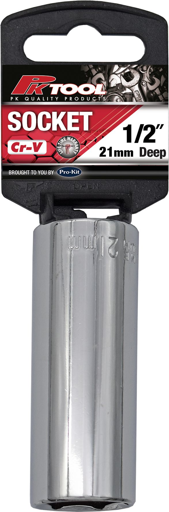 1/2" Drive Deep Socket - 21mm (6 Point)