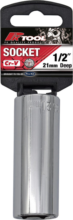 1/2" Drive Deep Socket - 21mm (6 Point)
