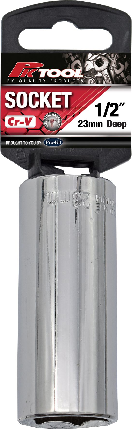 1/2" Drive Deep Socket - 23mm (6 Point)