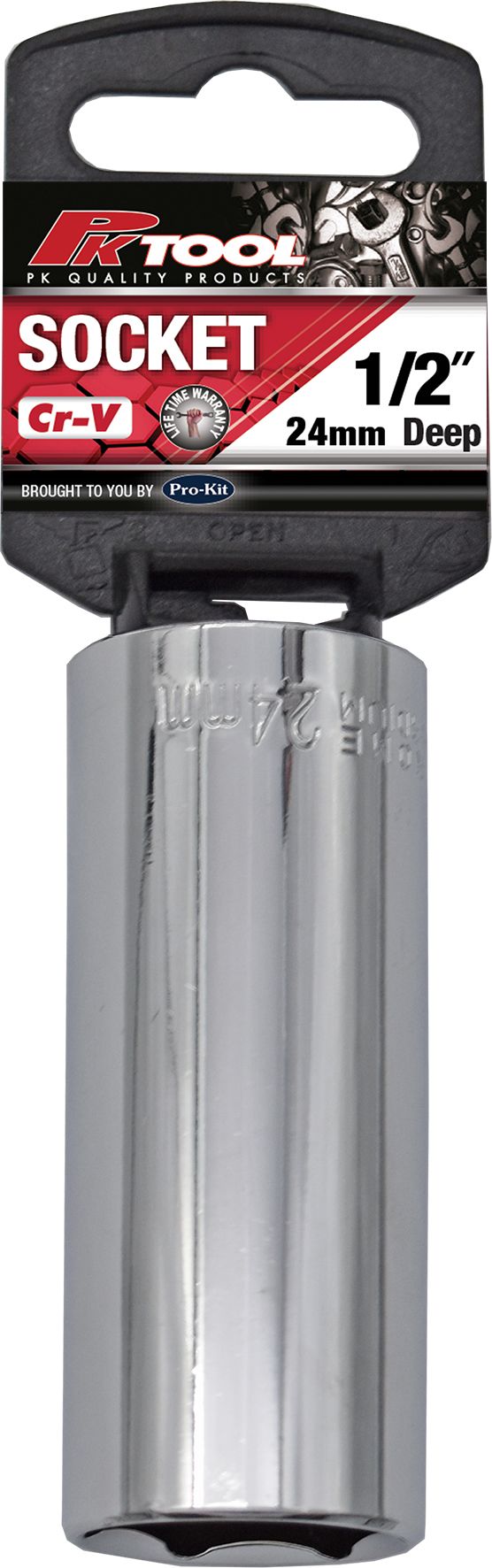 1/2" Drive Deep Socket - 24mm (6 Point)