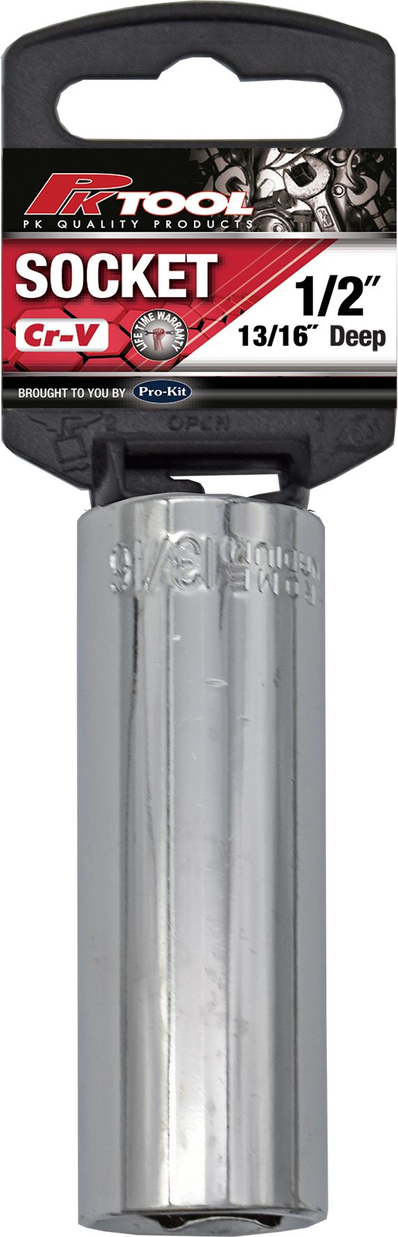 1/2" Drive Deep Socket - 13/16" (6 Point)