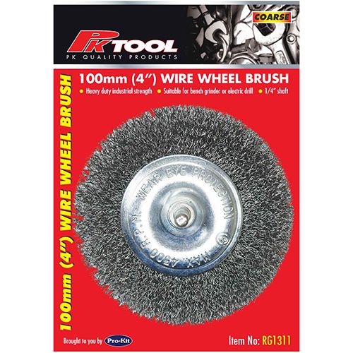 100mm (4") Wire Wheel Brush - Coarse
