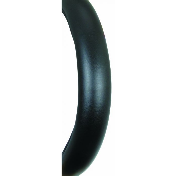 40cm Steering Wheel Cover - Leather Look [Black]