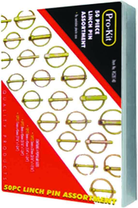 50 Piece Linch Pin Assortment