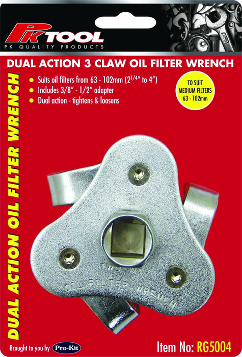 3 Claw Oil Filter Wrench - RG5004
