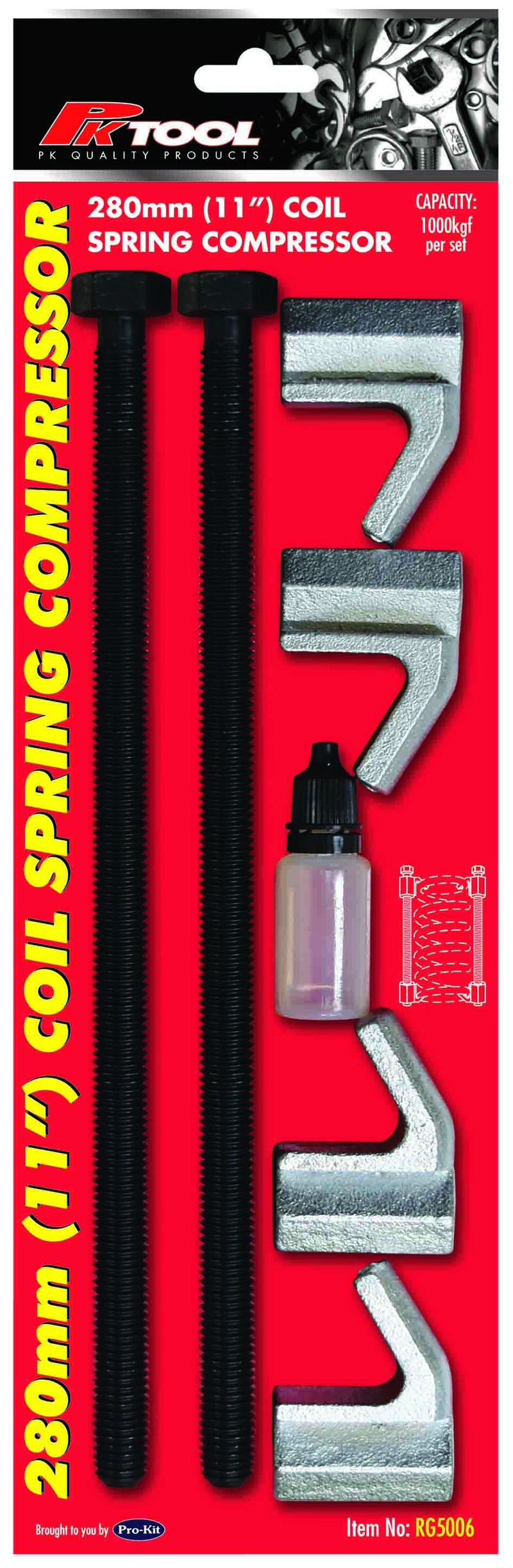2 Piece Single Claw Coil Spring Compressor