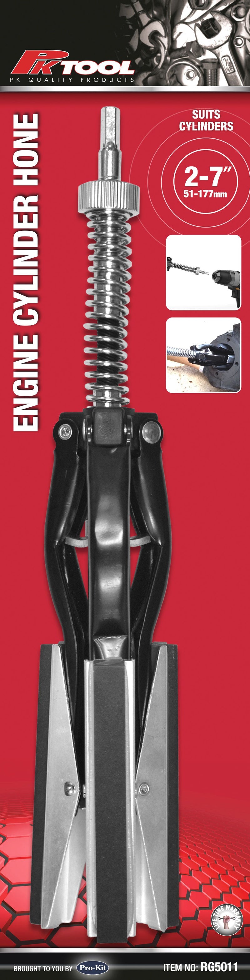 100mm (4") Engine Cylinder Hone & Deglazer
